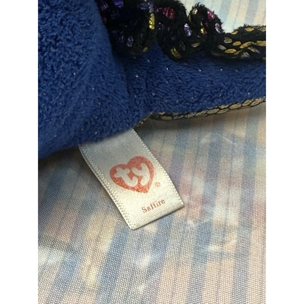 TY Beanie Boo Saffire Blue Dragon 6